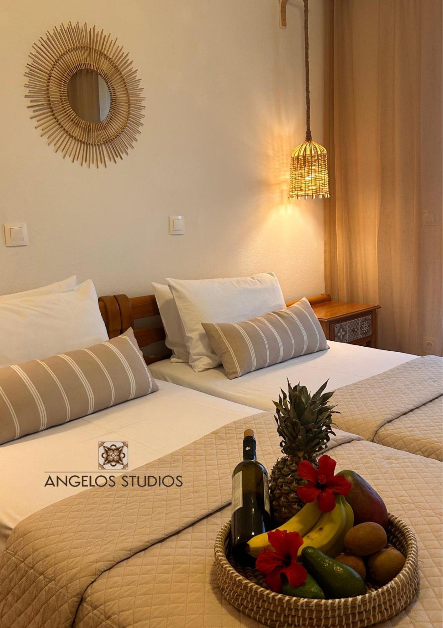 Angelos Studios 1-2 In Faliraki Rhodes-Ground Floor Bagian luar foto